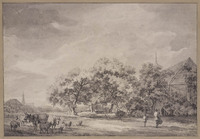 X 079
<br/>
Landschap bij Haarlem
<br/>
<em>Milatz, Franciscus Andreas (1764-1808)</em>